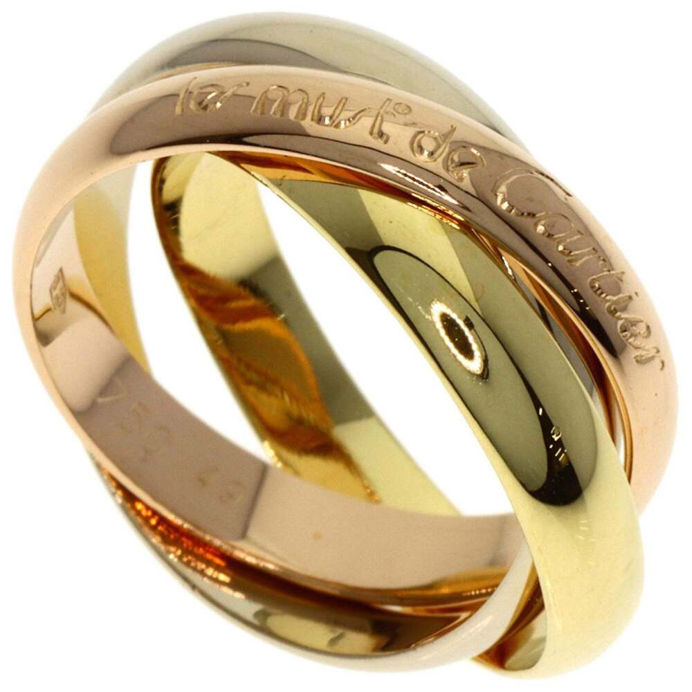 CARTIER Authentic 18k Gold Trinity Ring #49